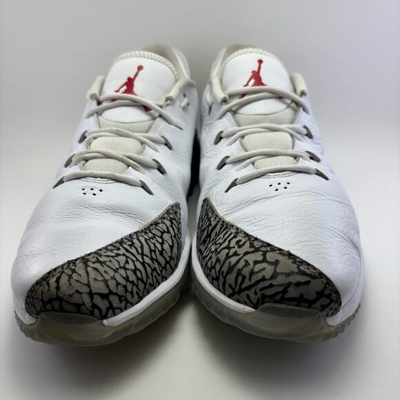 NIKE AIR JORDAN ADG “White Cement” Spikeless Golf Shoes Men’s Size 10 - Picture 2 of 11